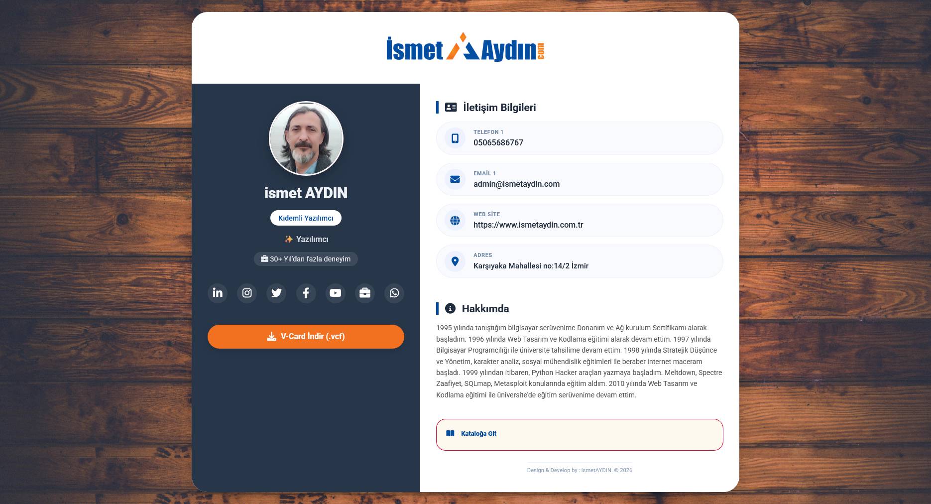Doğal Ahşap Arka Planlı Tema Çıktısı