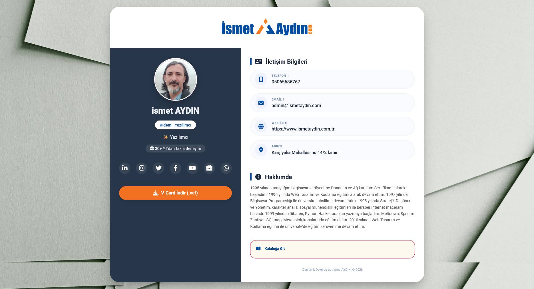 Modern Tuğla Arka Planlı Tema Çıktısı