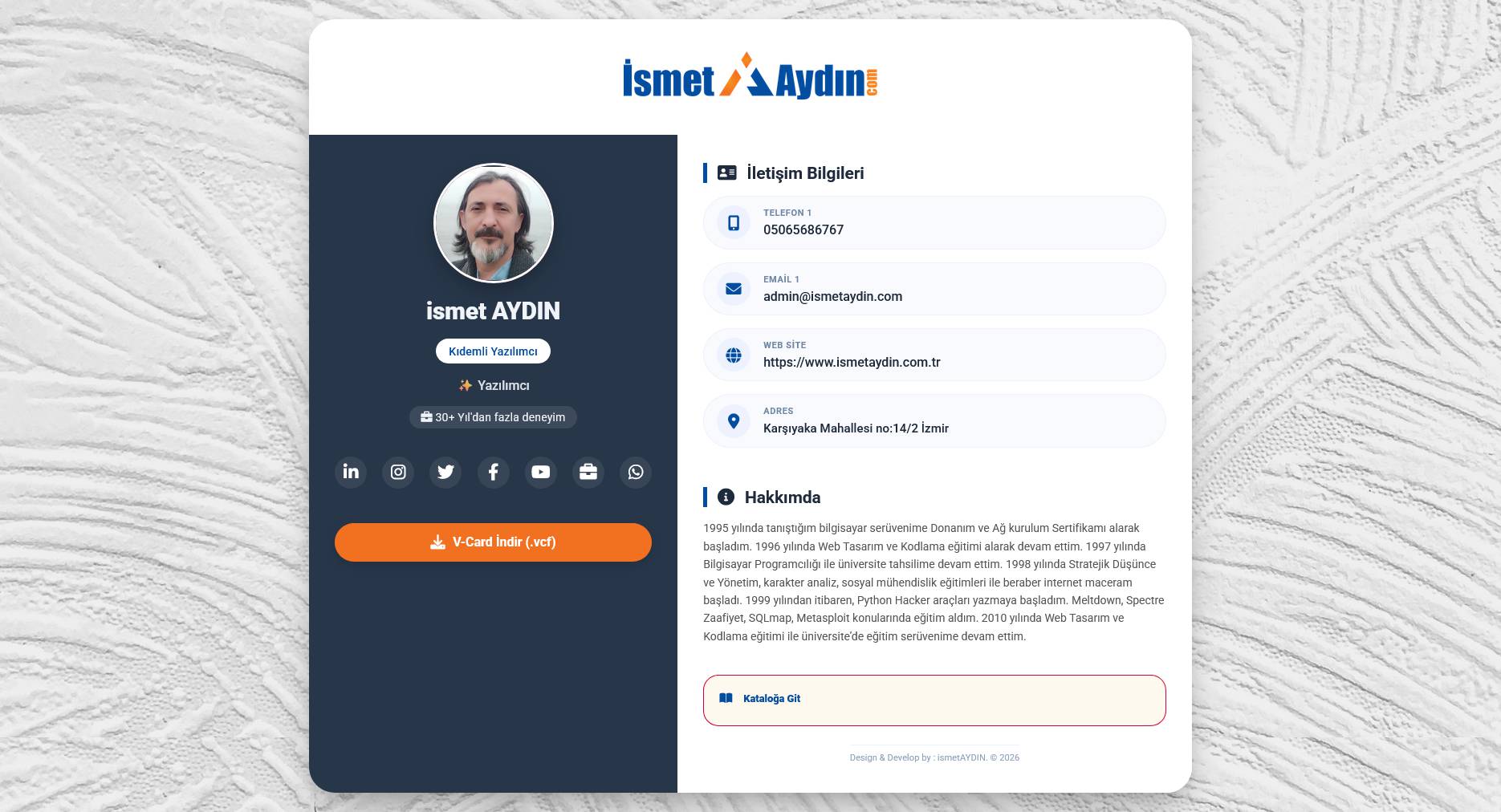 Modern Tuğla Arka Planlı Tema Çıktısı